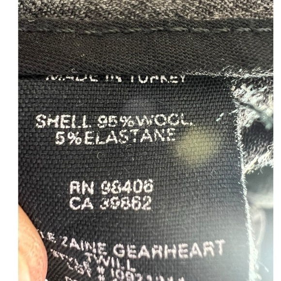 Theory Zaine Gearheart Classic-Fit Pant in Stretch Wool Twill 29 - Picture 9 of 10